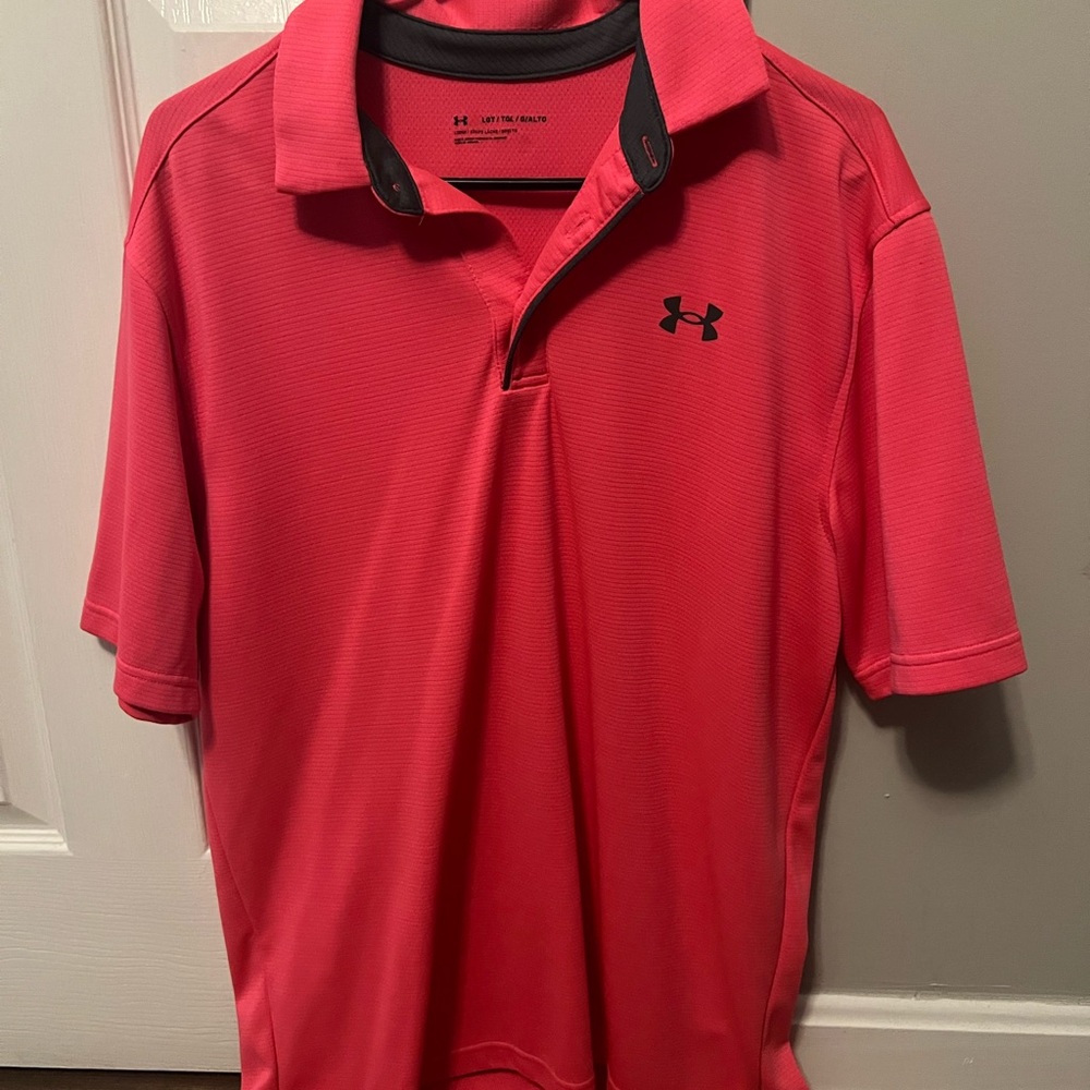 Under Armour Pink Performance Polo Shirt